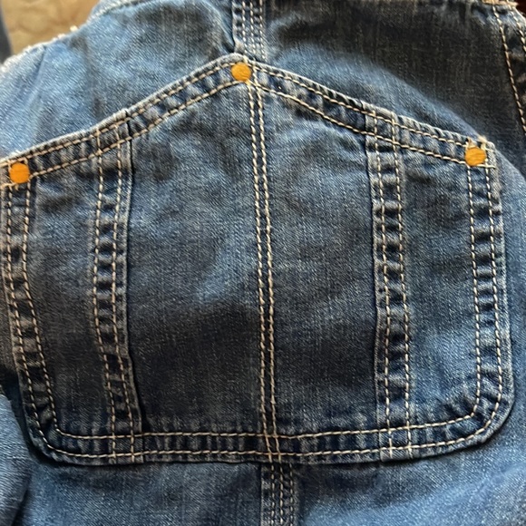 Vintage Gymboree Overalls Girls Sz 14 Jean Bibs Pants Adjustable Straps - Picture 8 of 8